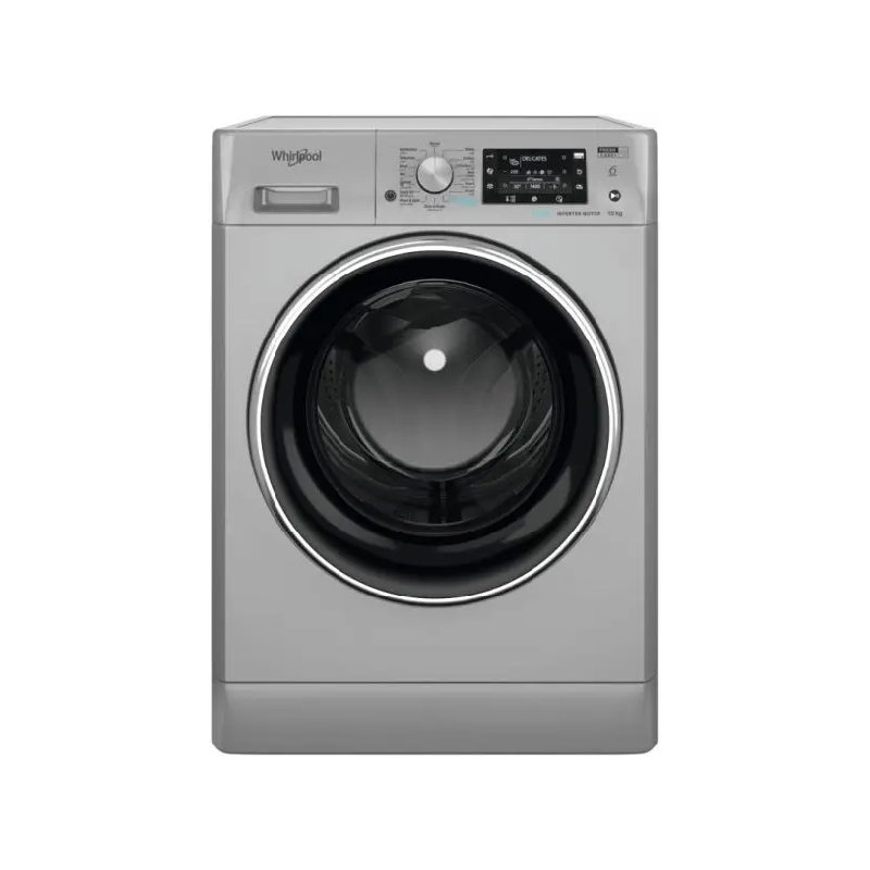 Whirlpool Front Load Washing Machine 10kg FFD 10449 SBCV GCC - Silver