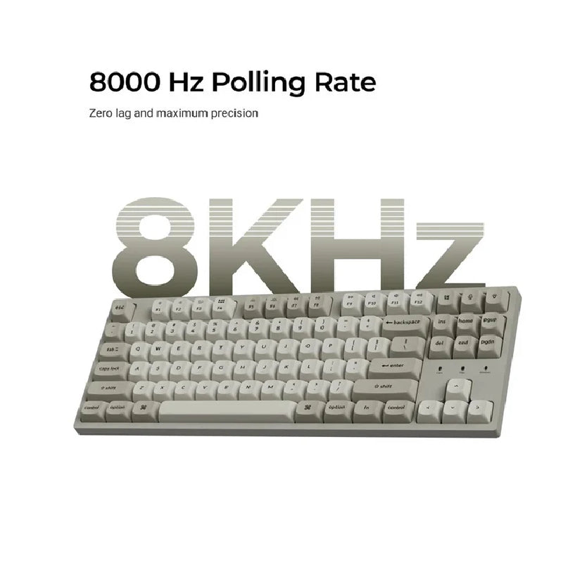 Keychron C1 Pro 8K QMK TKL Mechanical Keyboard With Type-C Connectivity - (Arabic Layout)