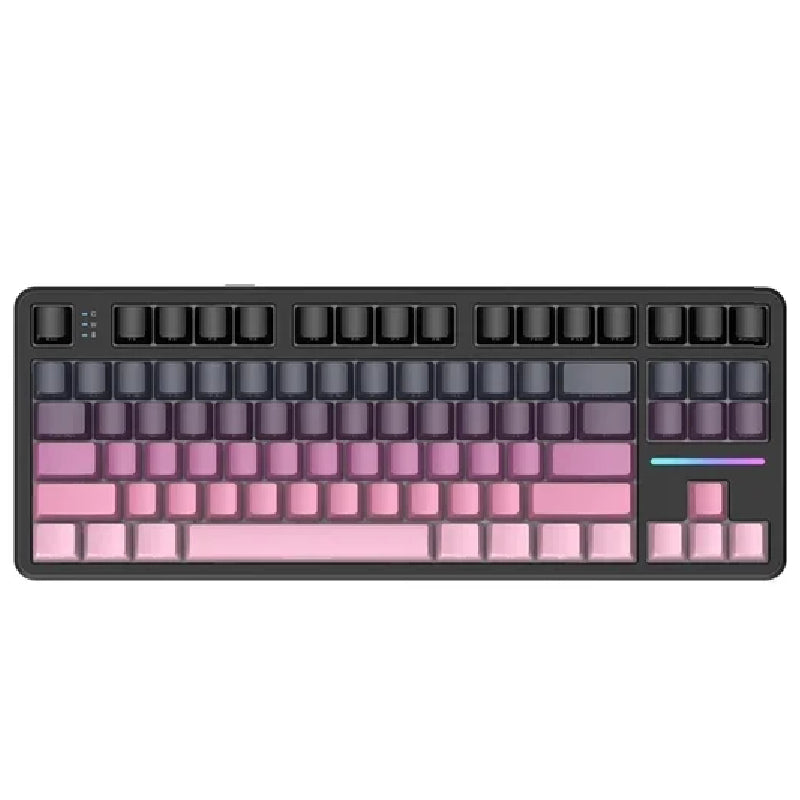 ATTACK SHARK X87 Tri-Mode Gasket Mechanical Gaming Keyboard With Strawberry Switch - Blackberry