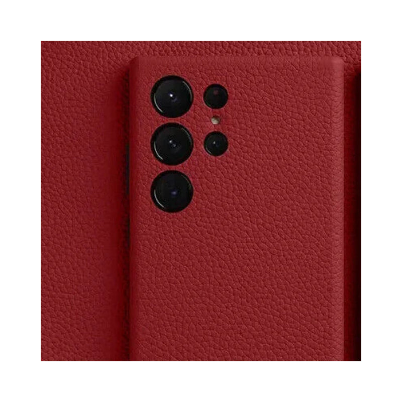 Melkco Origin Series Premium Leather Regal Snap Magsafe Cover - Samsung Galaxy S24 Ultra / Red