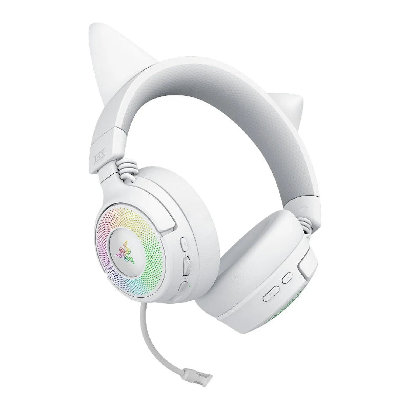 Razer Kraken Kitty V3 Pro Gaming Headset - Hyperspeed / Wireless / RGB / White Edition