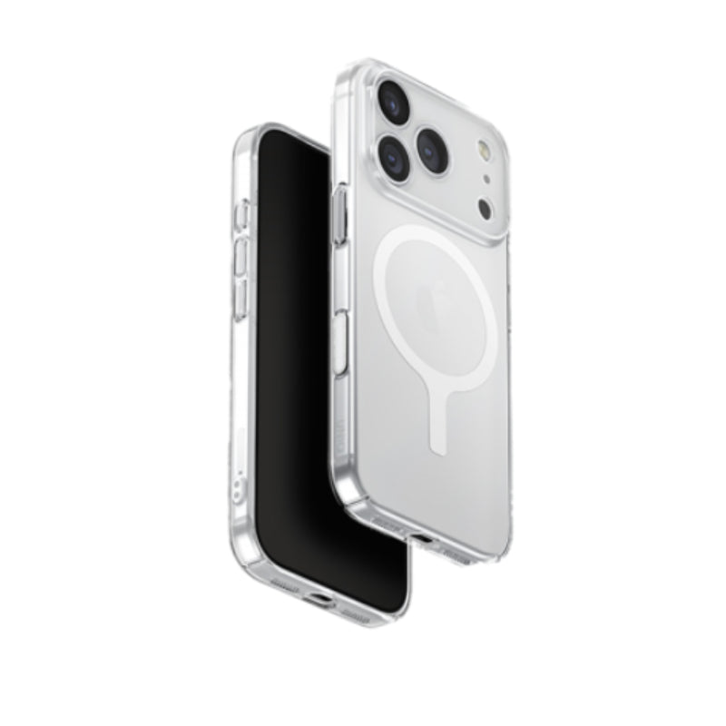 Uniq Airsuit MagSafe Case for Apple iPhone 17 Pro Max - Glossy Clear/White Accessories > Mobiles & Tablets > Mobiles >