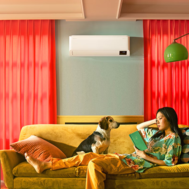 Samsung WindFree Wall-mount Split AC - 2 Ton / White