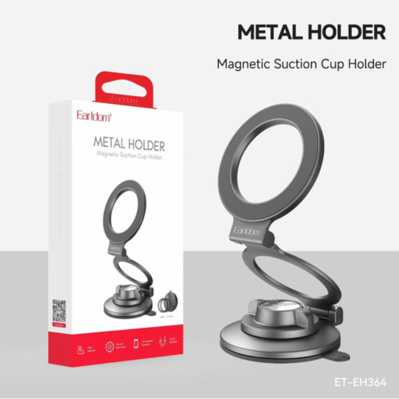 Earldom Metal Holder Magnetic Suction Cup Holder