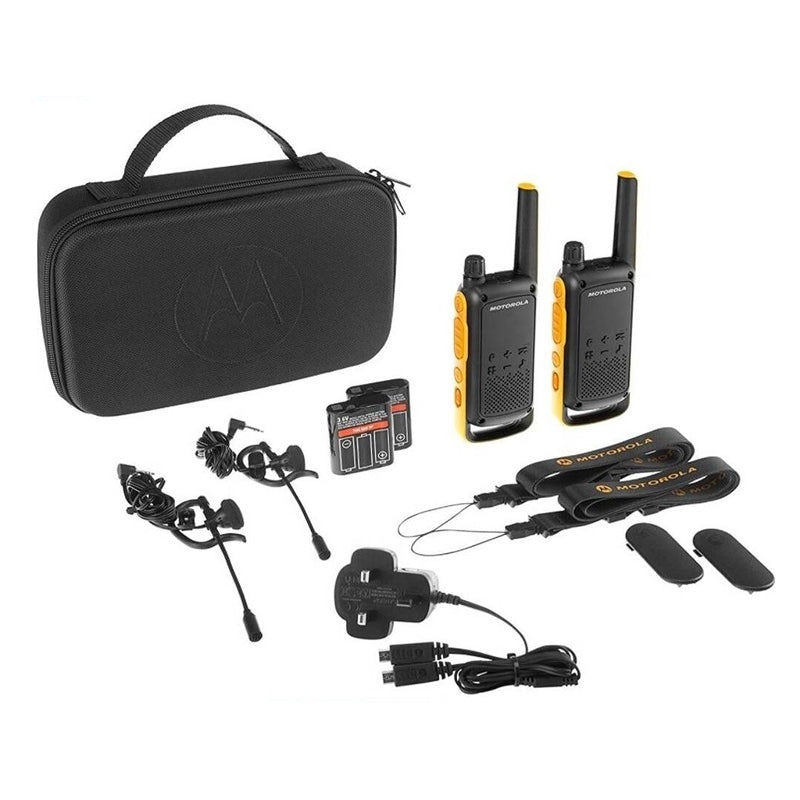 Motorola Two-Way Radio Walkie Talkie - Yellow/Black