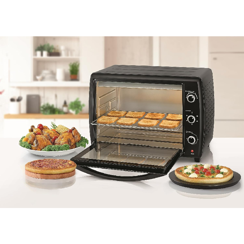 Black+Decker Toaster Oven with Double Glass and Rotisserie - 70L / 2200W / Black