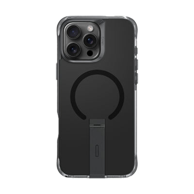 UNIQ Hybrid Eleva With Vertical Stand Case For Apple iPhone 16 Pro Max - Carbon Black