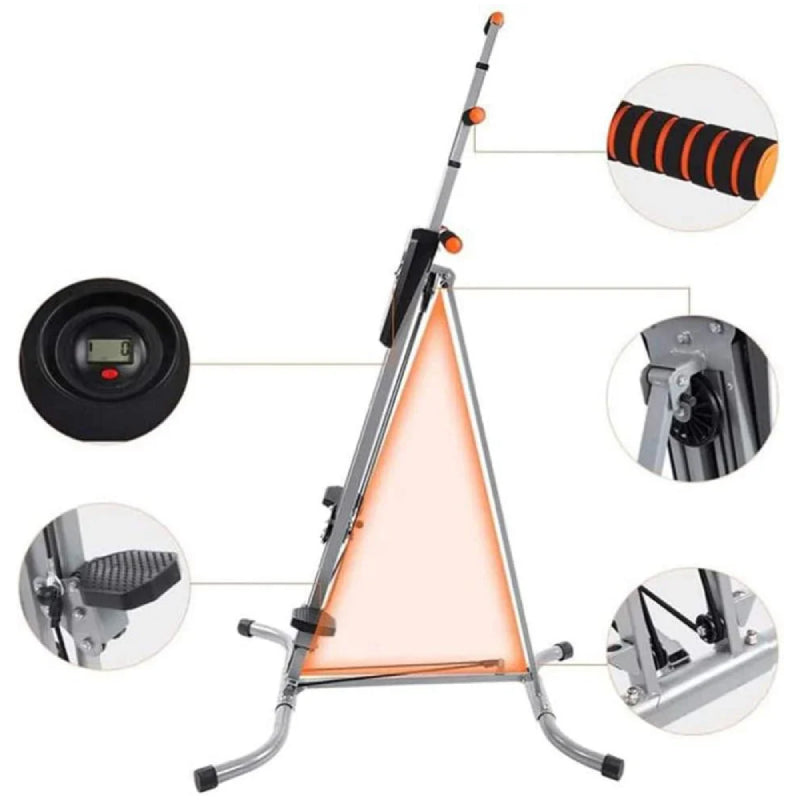 Black Bull Vertical Climber Full Body Workout Machine for Home Gym