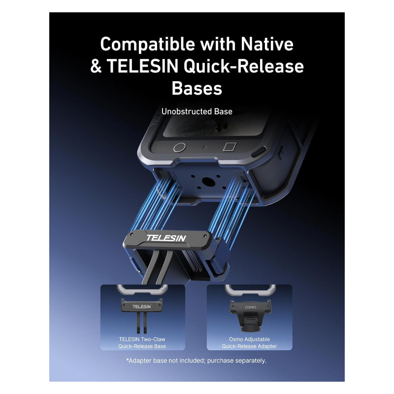 TELESIN Aluminum Alloy Protective Frame Case for DJI Osmo 360