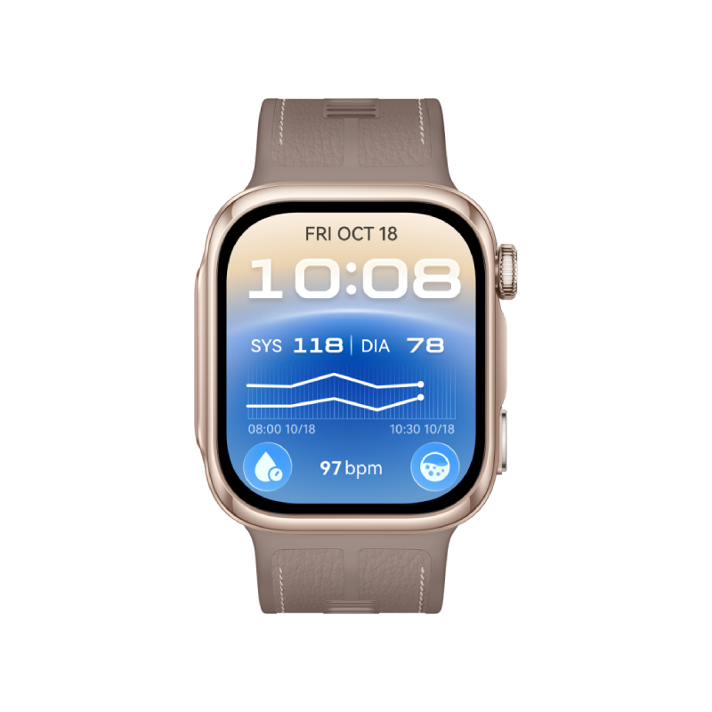 Huawei D3 Riva-B19 Smart Watch - 1.92" AMOLED / Bluetooth / Mocha Gold