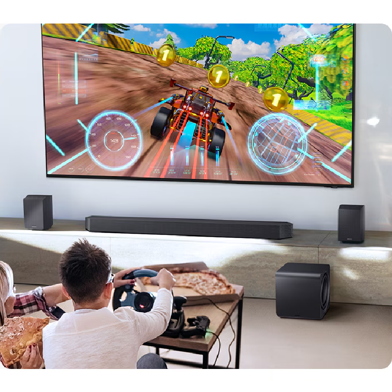 Samsung Q-Series Soundbar HW-Q990H 11.1.4ch Subwoofer & Rear Speaker (2026) - Bluetooth / Wi-Fi / Black
