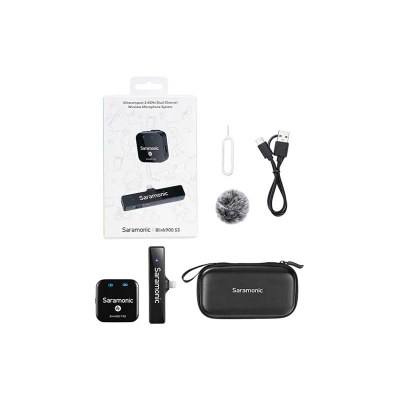 Saramonic Lightning 2.4G Dual Channel Wireless Microphone Blink900 S3