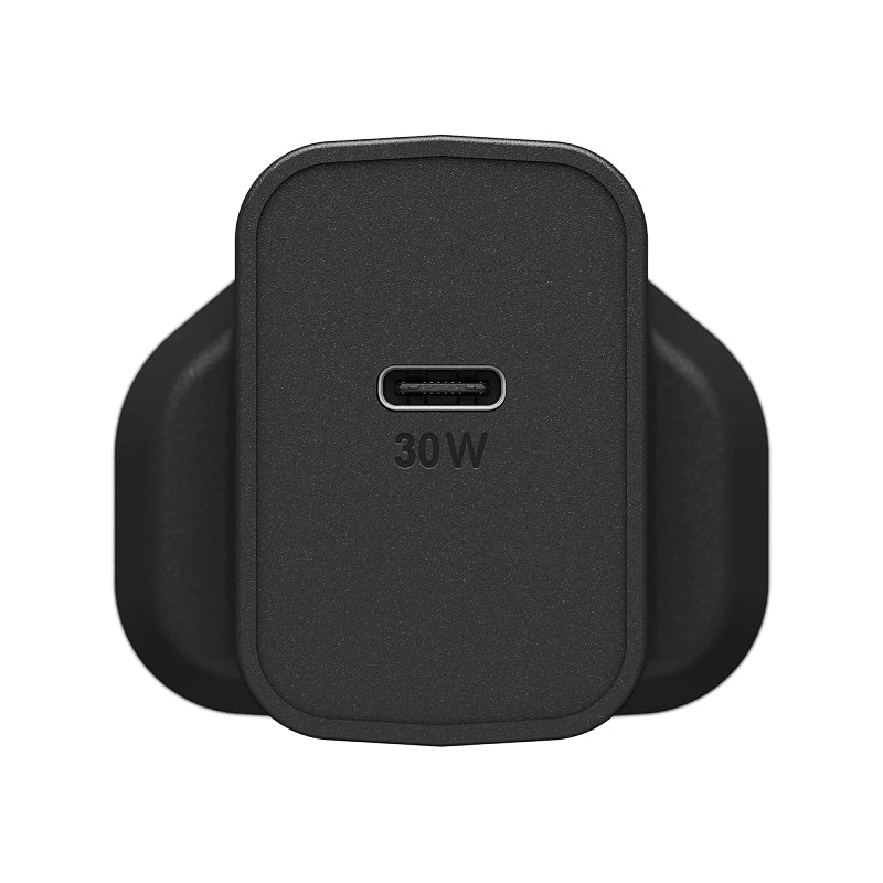 OtterBox UK Wall Charger 30W GaN - 1x USB-C 30W USB-PD - Black