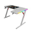 Gamax P202-RW RGB Carbon fiber Gaming Table with Mousepad (L Shape - Right) - White