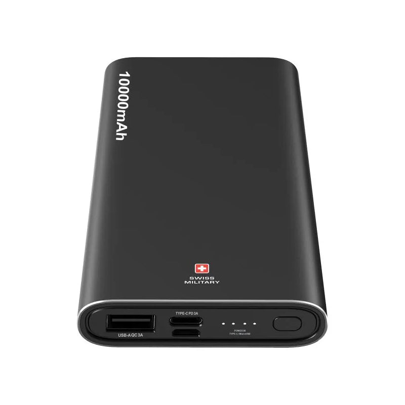 Swiss Military Chandoline Power Bank - 20W / 10000mAh / Black