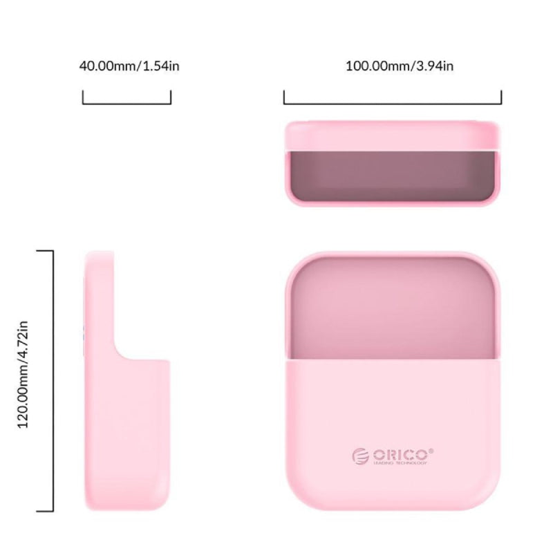 ORICO SG-W1 Wall-mount Silicone Storage Box - Pink