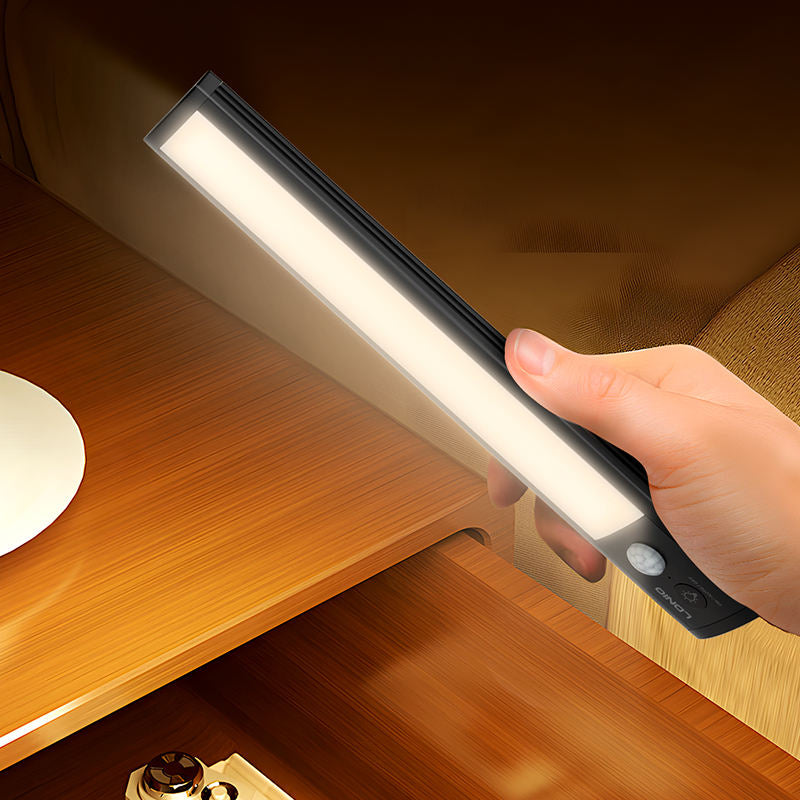 ذكي لدنيو مزودةمستشعر ضوء  لاسلكي مغناطيسي ضوء  800 مللي أمبير / 3 واط / يو اس بي/ ضوء رمادي