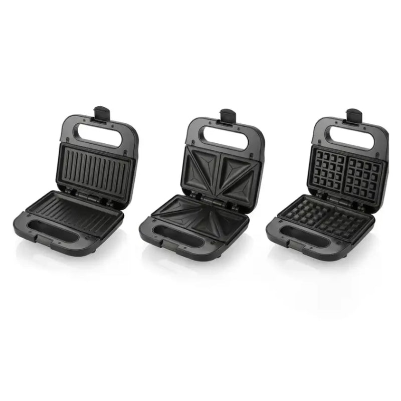 Hyundai 3-in-1 Detachable 2-Slice Sandwich Maker - 750W