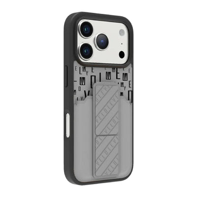 Levelo Morphix Gripstand Case With Cardholder For Apple iPhone 17 Pro Max - Cloud Grey Accessories > Mobiles & Tablets