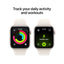 Apple Watch Series SE 3 - OLED / 64GB / 44mm / Bluetooth / Wi-Fi / Medium/Large / Starlight Aluminium Case with