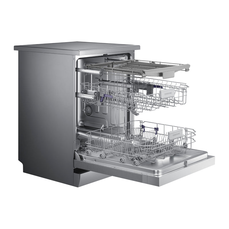 Samsung Dish Washer with LED Display - 7 Program / 46 dBA / Silver