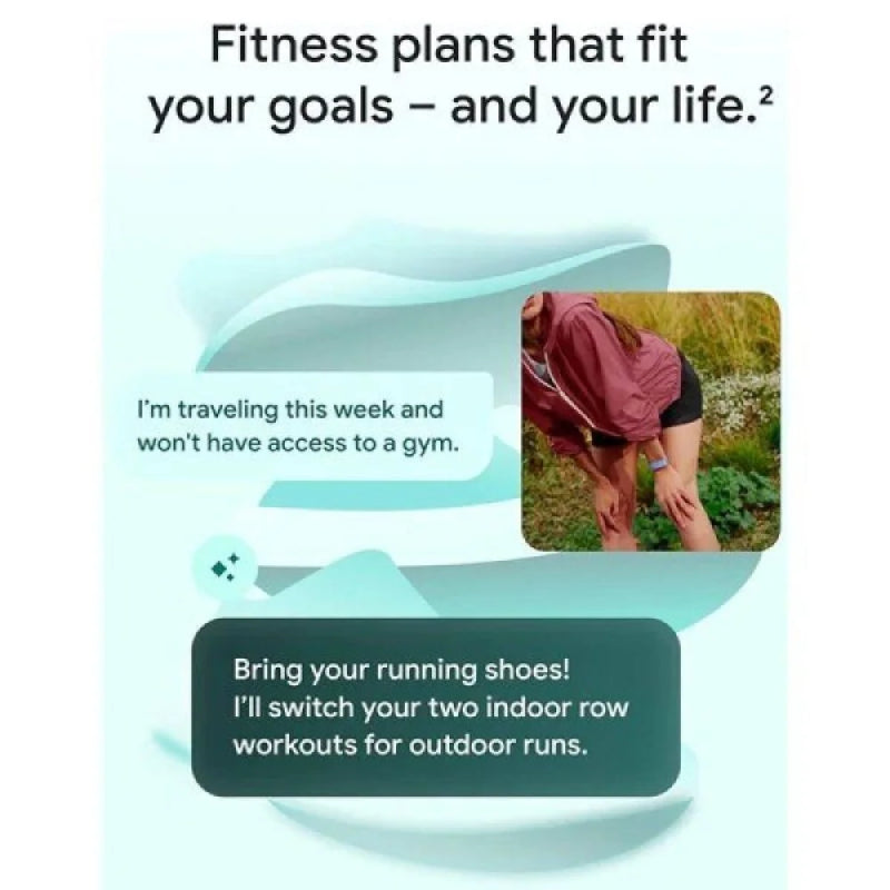 Pre-Order Google Fitbit Air Smart Screenless Fitness Tracker - Bluetooth / Fog