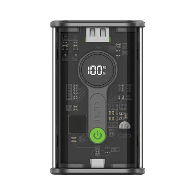 GOUI Nano Pro Power Bank - 10,000mAh / USB-A / USB-C / Transparent