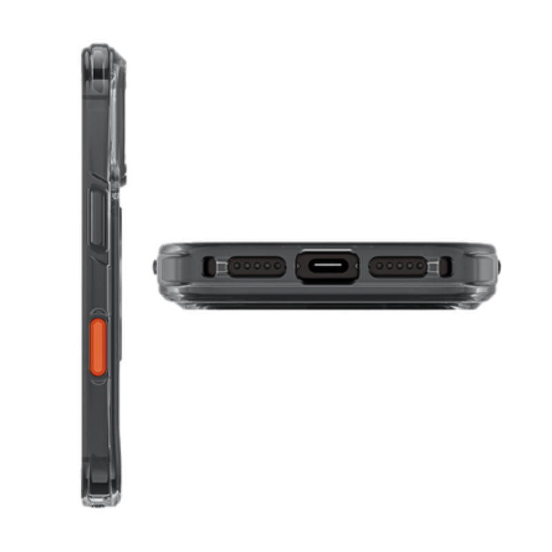 UNIQ Hybrid SWIVIX with 360 Rotating KickStand Case For Apple iPhone 17 Pro - Carbon Black