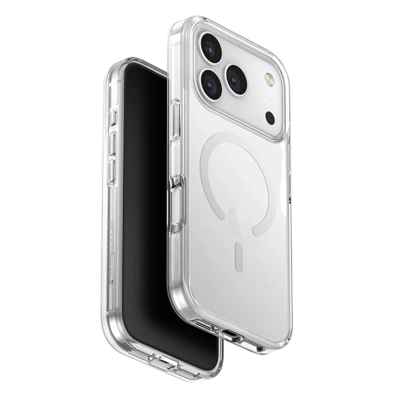 Uniq Hybrid Clario Magclick Charging Case For Apple iPhone 17 Pro - Lucent Clear
