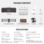 NEEWER ER1 Motorized Carbon Fiber Camera Slider with F750 Battery - Black