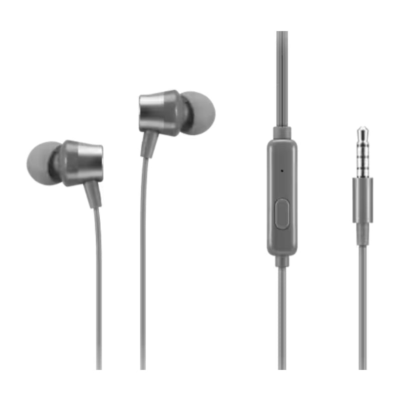 Lenovo 110 Analog Earphones -  In-Ear / Wired / Black