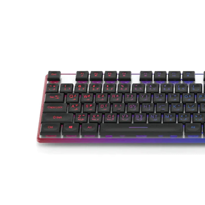 Smartix G-KEYلوحة مفاتيح لاسلكي  ممتازة الألعاب  ماوس فضي