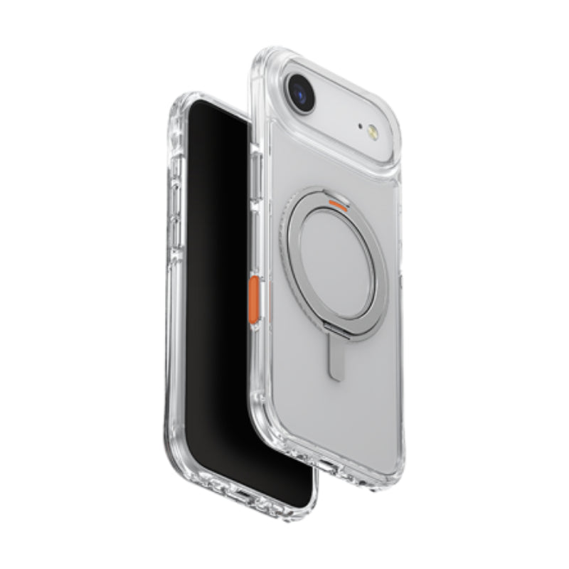 UNIQ Hybrid Swivix MagClick With 360 Rotating Kickstand Case with for Apple iPhone Air - Lucent Clear