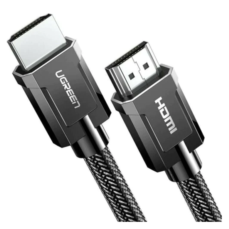 UGREEN HDMI M/M Round Cable Zinc Alloy Shell Braided 3m - Gray