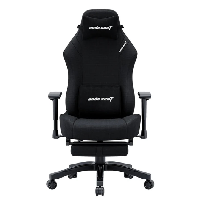 Andaseat Luna PRO Series Gaming Chair with Footrest - Black