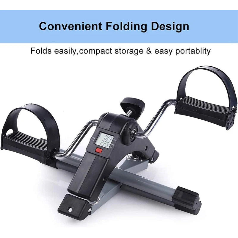 Modern Portable Leg Exercise Bike with Foldable Screen