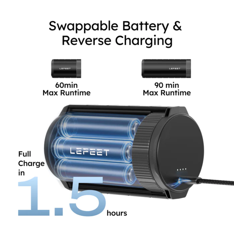 Pre-Order LEFEET P1 XR Underwater Scooter - 3.6m/s / 7400mAh / Black