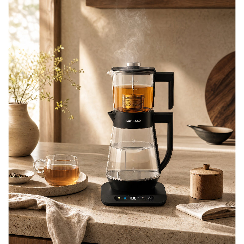 LePresso Brewlume Tea Brewer - 1.6L+0.8L / 1500W / Black