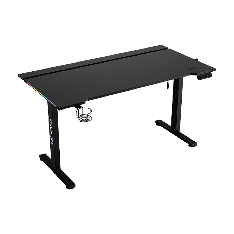 XYZ Pro-X Gaming Desk - RGB / Black (Electric Height Adjustable)