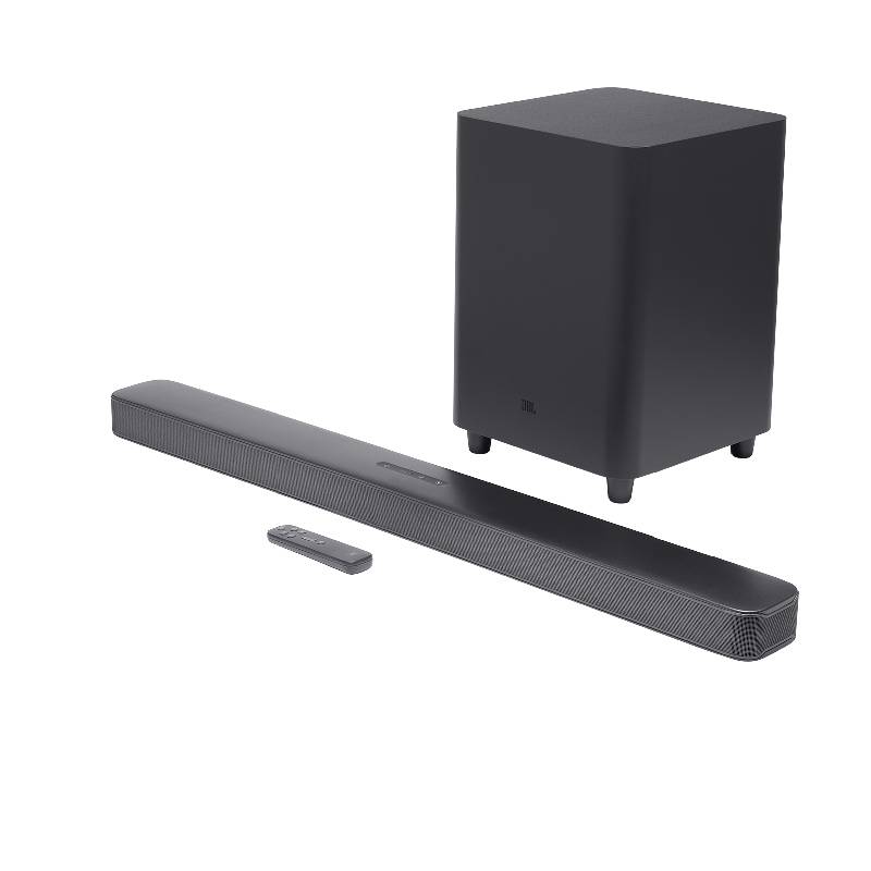 JBL Bar 5.1 Channel Soundbar With Wireless Subwoofer - 550W / Wireless / Black