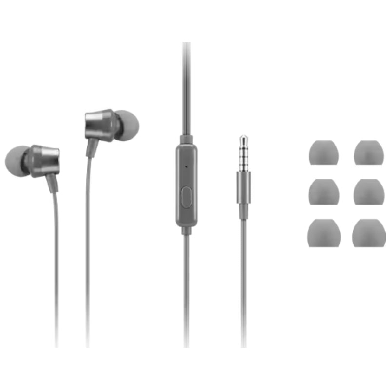 Lenovo 110 Analog Earphones -  In-Ear / Wired / Black