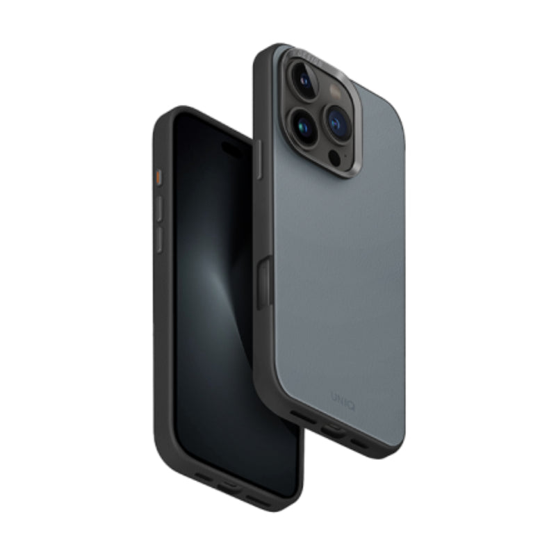 UNIQ Hybrid Lyden DS Magclick Charging Case For Apple iPhone 16 Pro - Washed Blue/Black