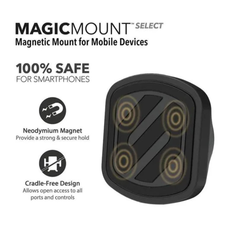 حامل مغناطيسي Scosche MagicMount Select مغناطيسي - أسود