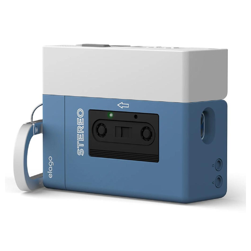 Elago Cassette Player Hang Case For Apple AirPods Pro 3 - Blue Accessories > Headphones > Covers & Cases