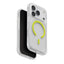 Uniq Hybrid Combat Active Magclick Charging Case For Apple iPhone 17 Pro - Frost Clear/Lume-Lime