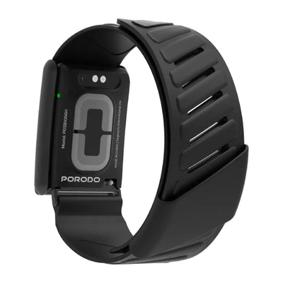Porodo TrackFit Apex Screenless Fitness Tracker with ECG - Bluetooth / 150mAh / Black