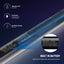 NEEWER TL60 20W RGB Tube Light with APP/2.4G/DMX Control - 3000mAh / 20W
