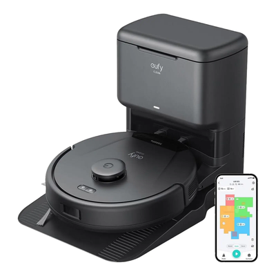 Eufy L60 Hybrid Robot Vacuum Cleaner with Self Empty Station - 2600mAh / Black
