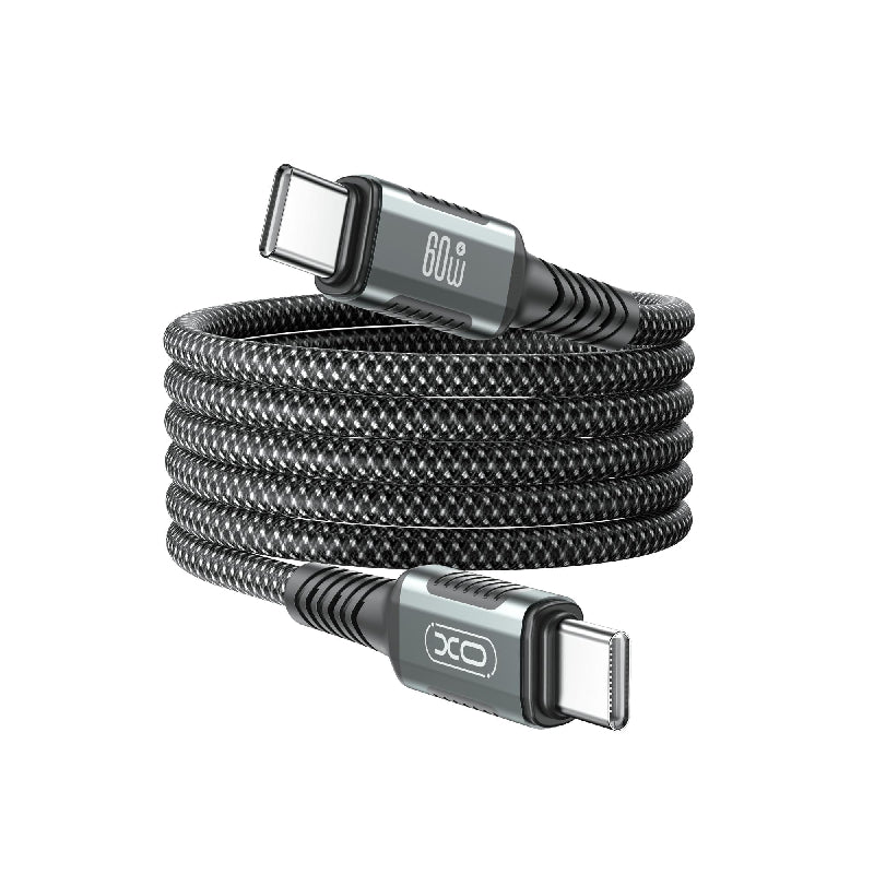 XO Magnetic Braided Cable - Type-C / 60W / 1Meter / Black