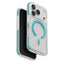 Uniq Hybrid Combat Active Magclick Charging Case For Apple iPhone 17 Pro - Frost Clear/Turquoise